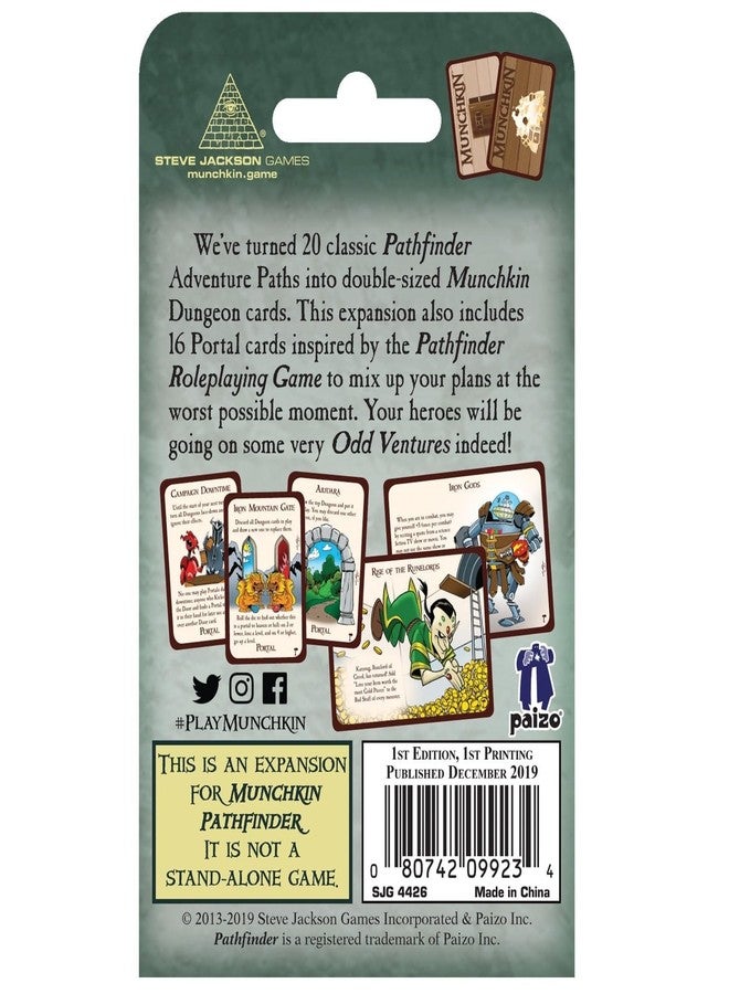 Steve Jackson Games Munchkin Pathfinder 3 Odd Ventures , Green - Image 2
